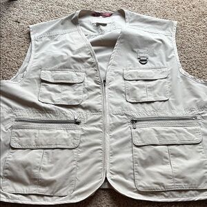 Tilley ‘Different Drummer’ Beige Utility Vest with Multiple Pockets size XXXL